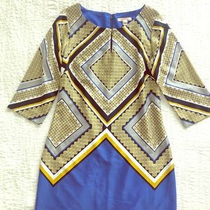 Banana Republic Silk Art Deco Dress